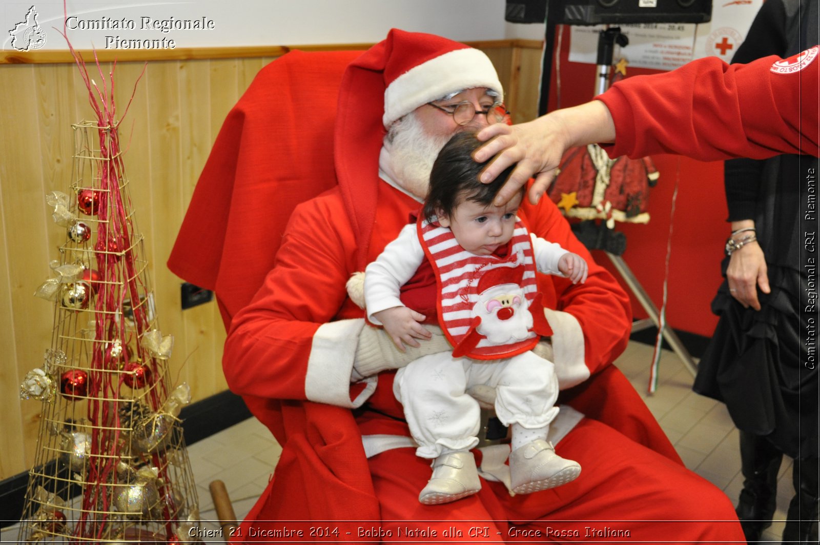 Chieri 21 Dicembre 2014 - Babbo Natale alla CRI - Croce Rossa Italiana- Comitato Regionale del Piemonte