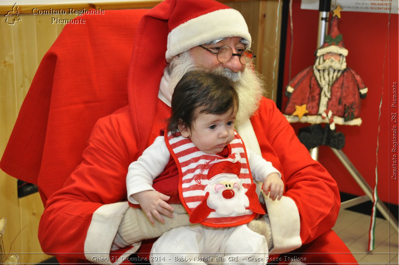 Chieri 21 Dicembre 2014 - Babbo Natale alla CRI - Croce Rossa Italiana- Comitato Regionale del Piemonte