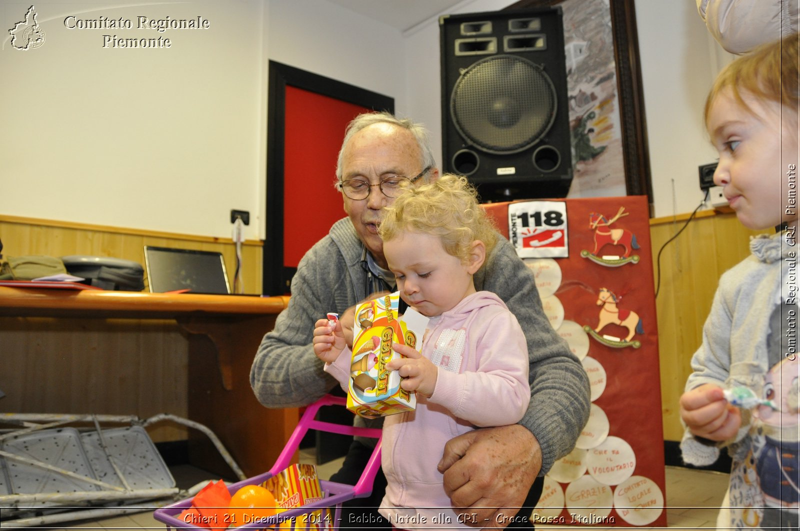 Chieri 21 Dicembre 2014 - Babbo Natale alla CRI - Croce Rossa Italiana- Comitato Regionale del Piemonte