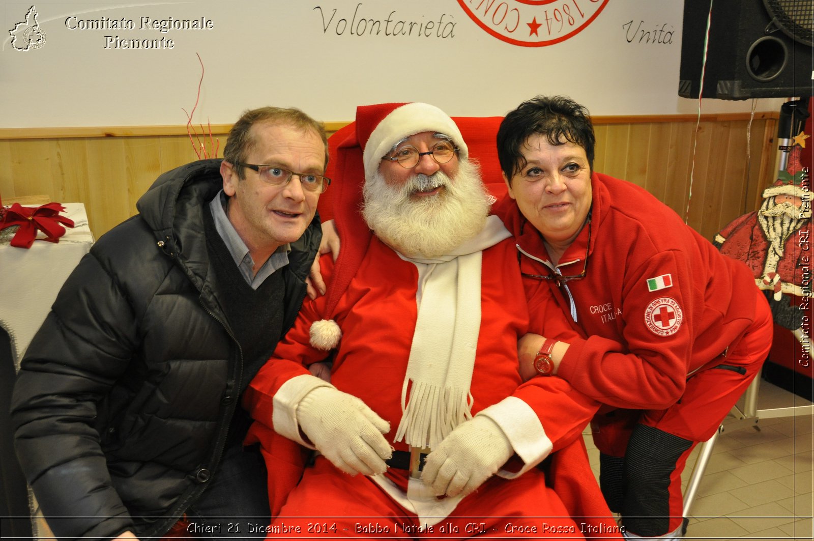 Chieri 21 Dicembre 2014 - Babbo Natale alla CRI - Croce Rossa Italiana- Comitato Regionale del Piemonte