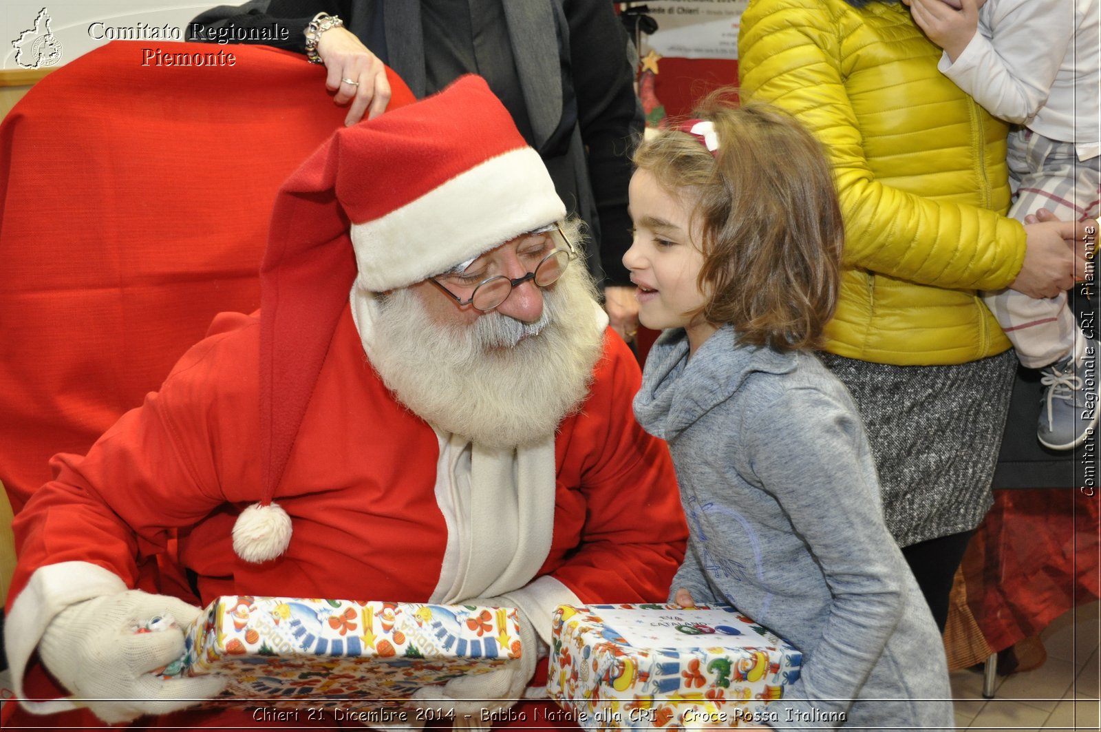 Chieri 21 Dicembre 2014 - Babbo Natale alla CRI - Croce Rossa Italiana- Comitato Regionale del Piemonte