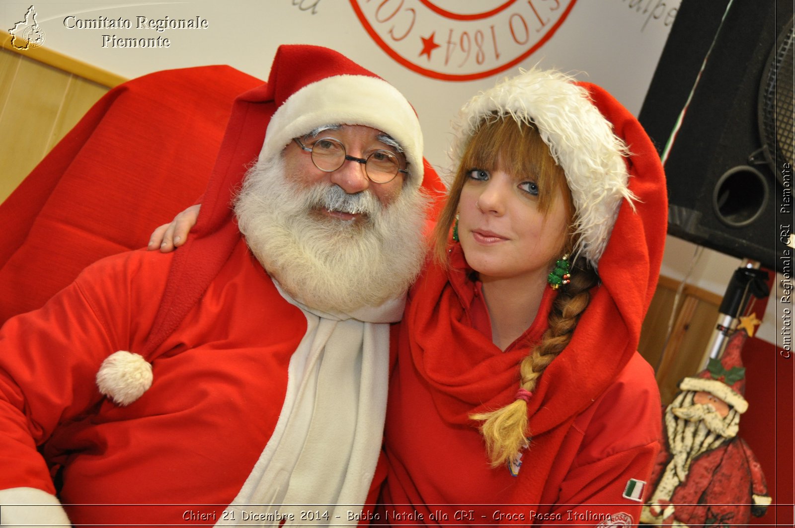 Chieri 21 Dicembre 2014 - Babbo Natale alla CRI - Croce Rossa Italiana- Comitato Regionale del Piemonte