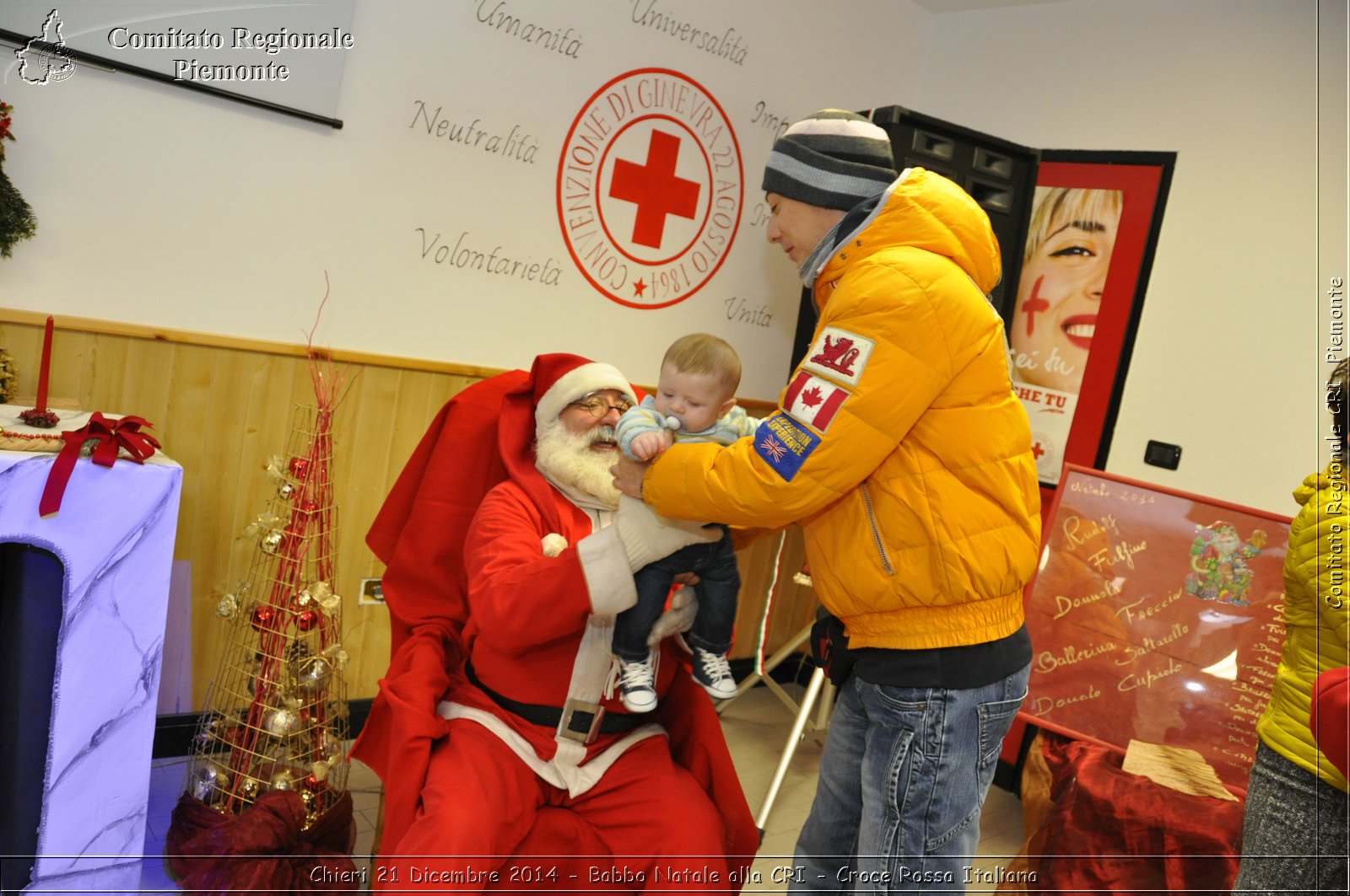 Chieri 21 Dicembre 2014 - Babbo Natale alla CRI - Croce Rossa Italiana- Comitato Regionale del Piemonte