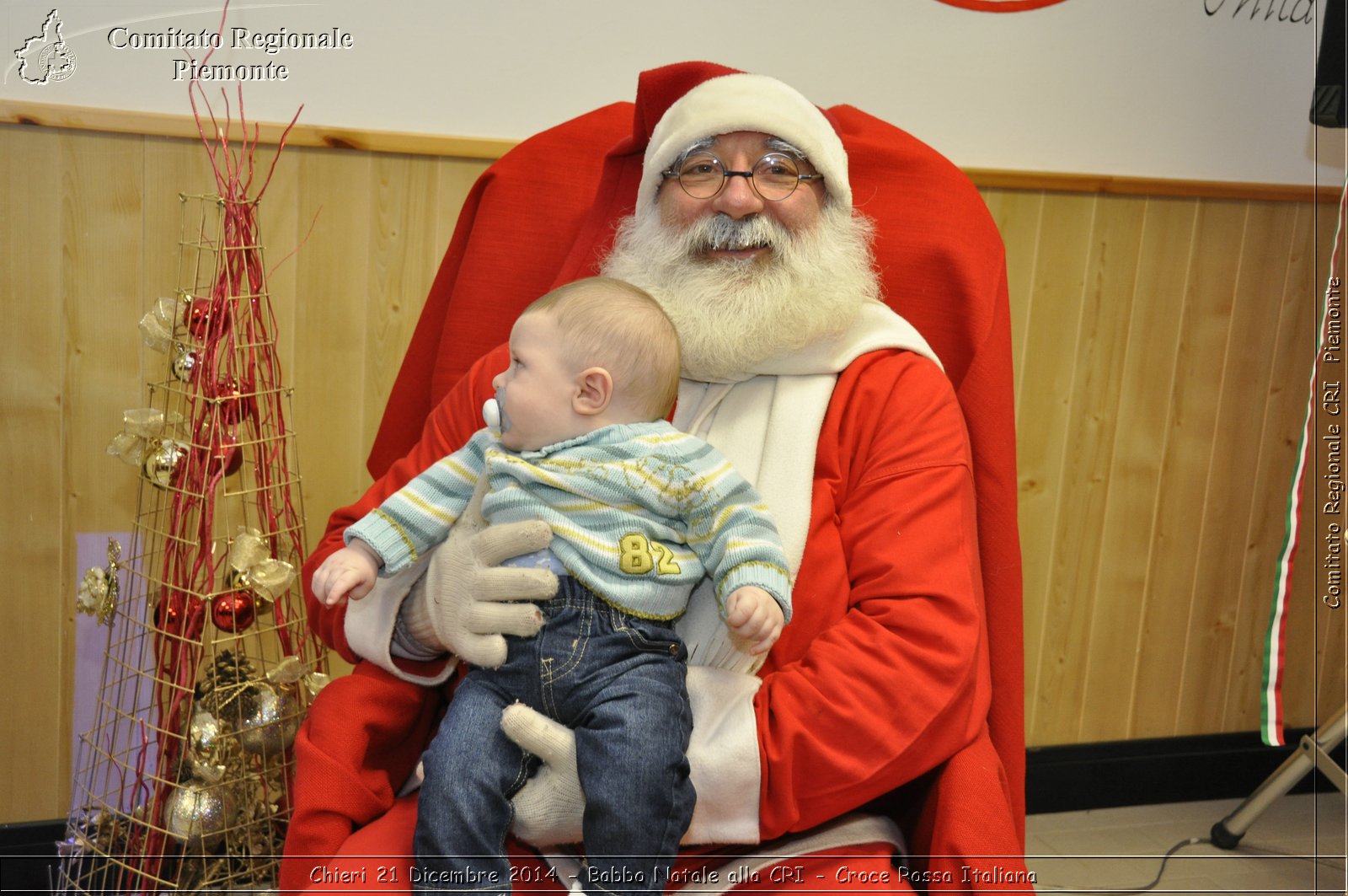 Chieri 21 Dicembre 2014 - Babbo Natale alla CRI - Croce Rossa Italiana- Comitato Regionale del Piemonte