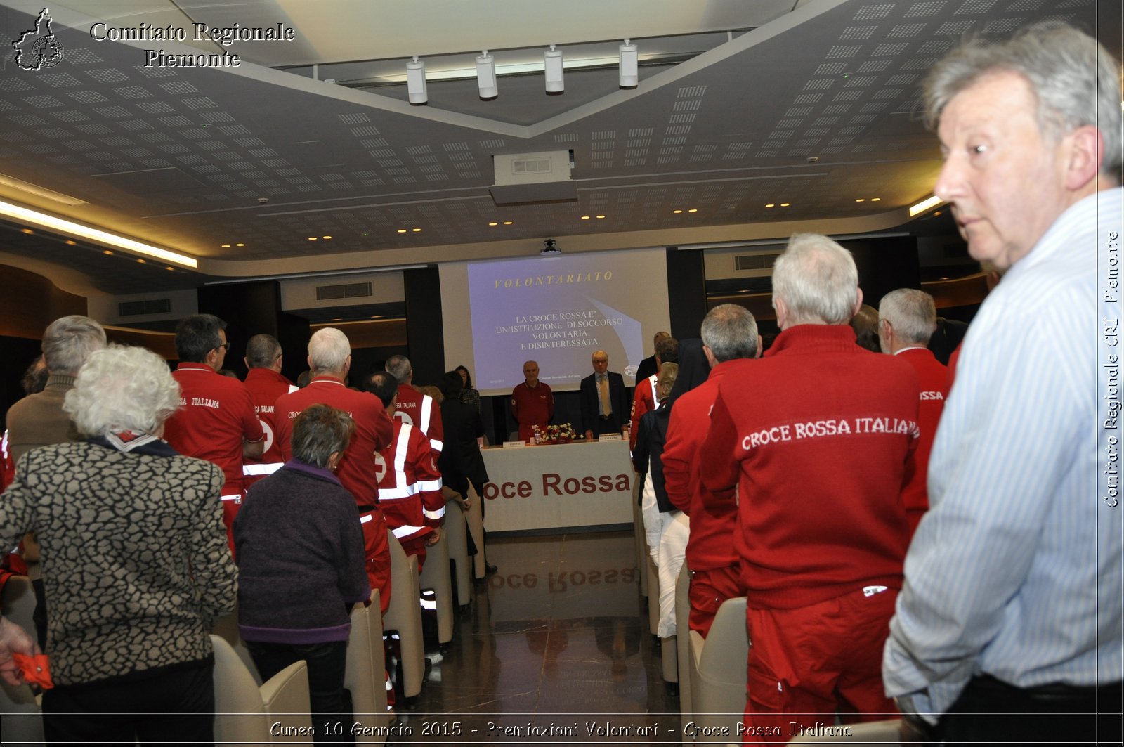 Cuneo 10 Gennaio 2015 - Premiazioni Volontari - Croce Rossa Italiana- Comitato Regionale del Piemonte