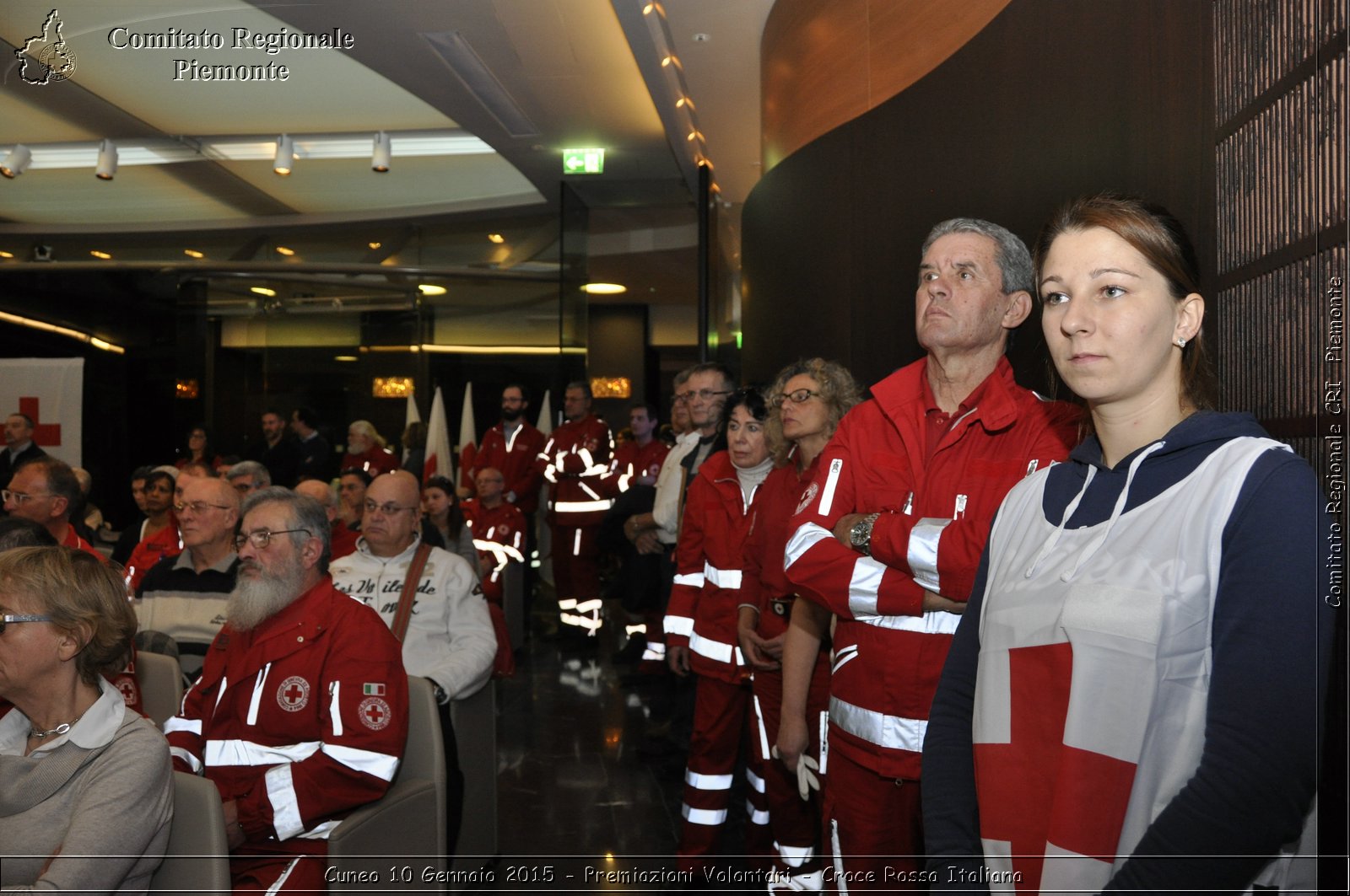 Cuneo 10 Gennaio 2015 - Premiazioni Volontari - Croce Rossa Italiana- Comitato Regionale del Piemonte