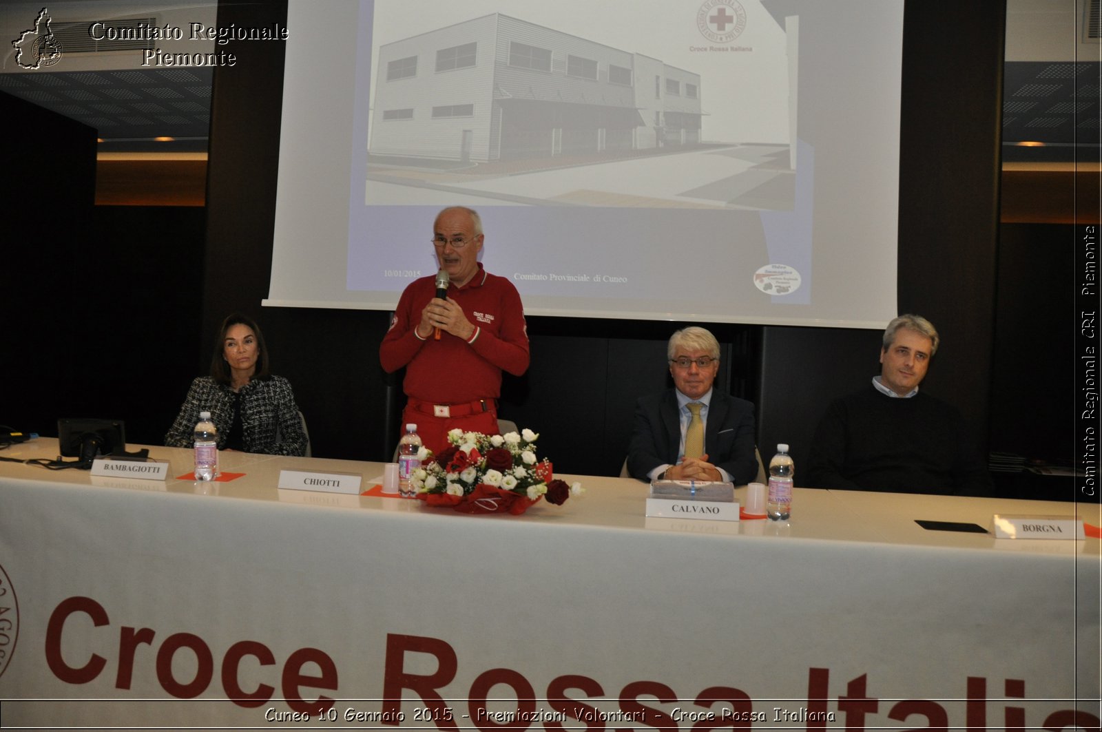 Cuneo 10 Gennaio 2015 - Premiazioni Volontari - Croce Rossa Italiana- Comitato Regionale del Piemonte