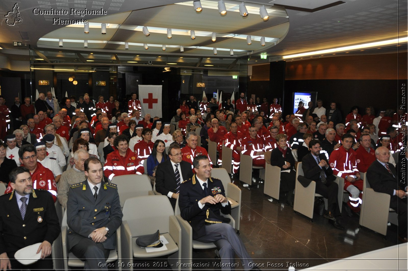 Cuneo 10 Gennaio 2015 - Premiazioni Volontari - Croce Rossa Italiana- Comitato Regionale del Piemonte