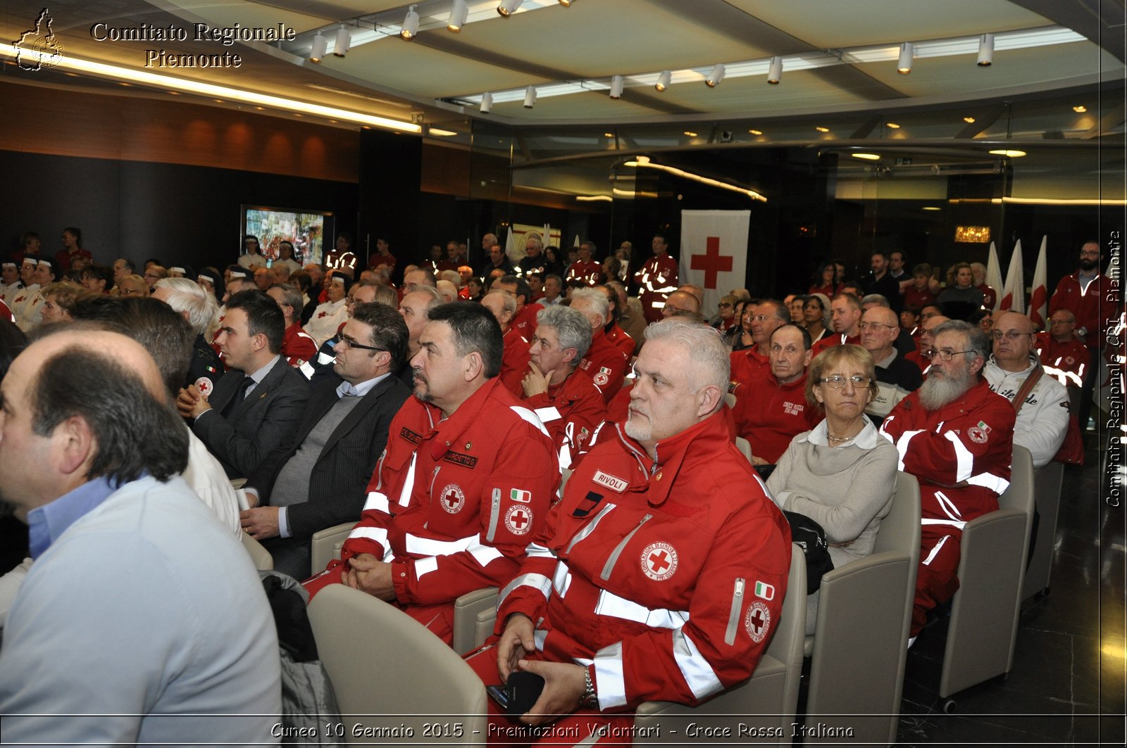 Cuneo 10 Gennaio 2015 - Premiazioni Volontari - Croce Rossa Italiana- Comitato Regionale del Piemonte