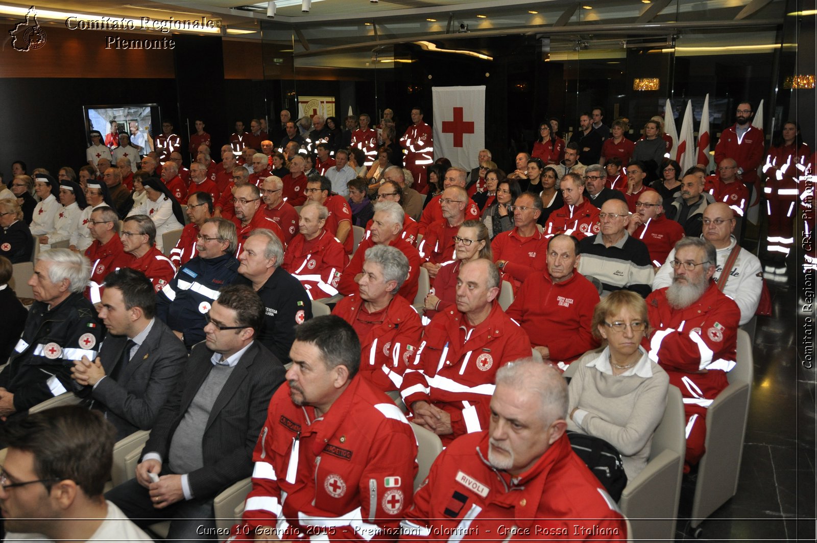 Cuneo 10 Gennaio 2015 - Premiazioni Volontari - Croce Rossa Italiana- Comitato Regionale del Piemonte