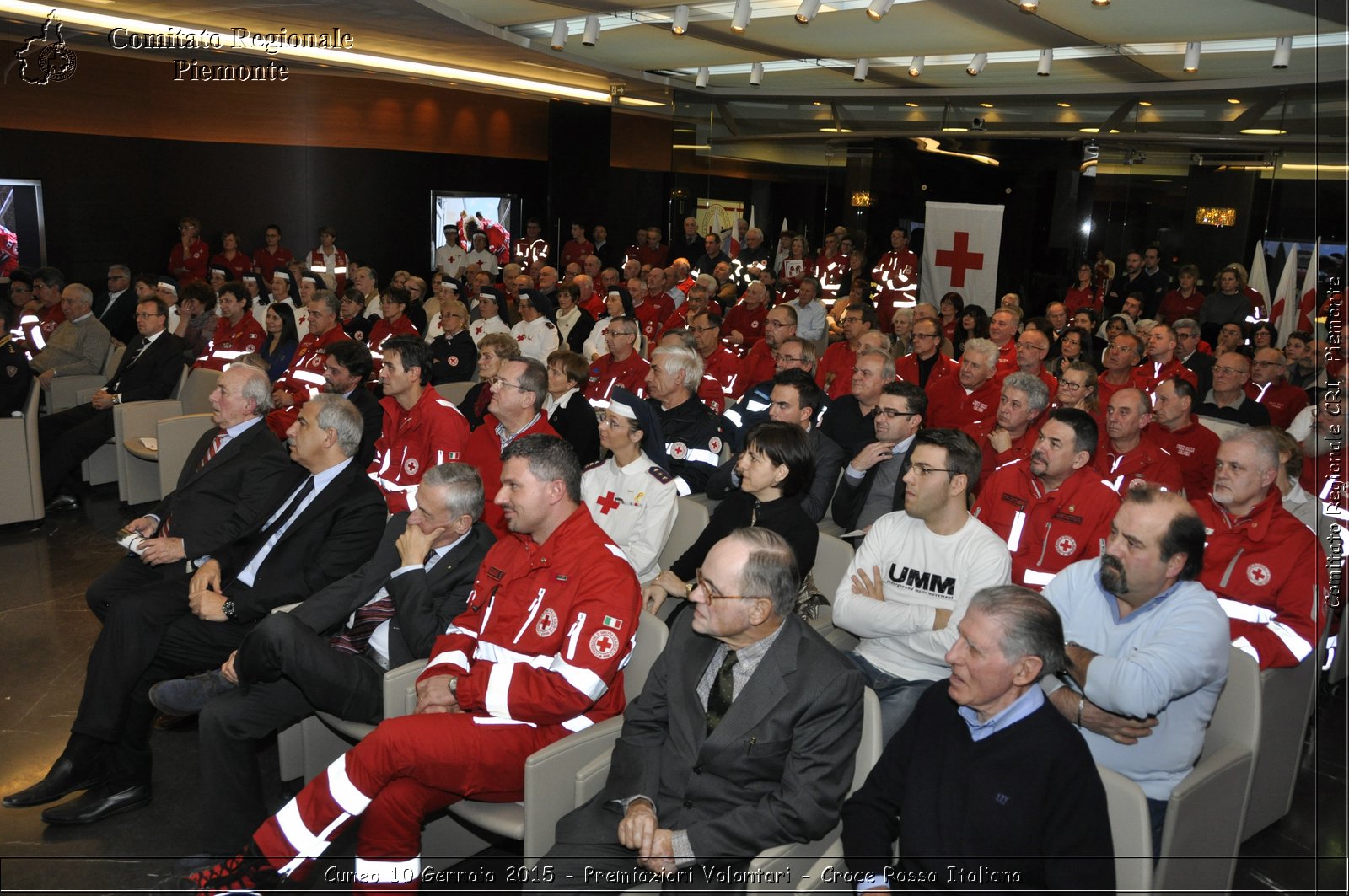 Cuneo 10 Gennaio 2015 - Premiazioni Volontari - Croce Rossa Italiana- Comitato Regionale del Piemonte