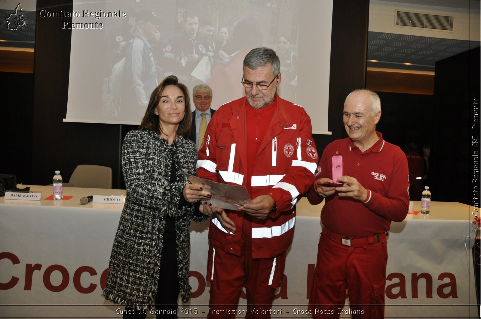 Cuneo 10 Gennaio 2015 - Premiazioni Volontari - Croce Rossa Italiana- Comitato Regionale del Piemonte