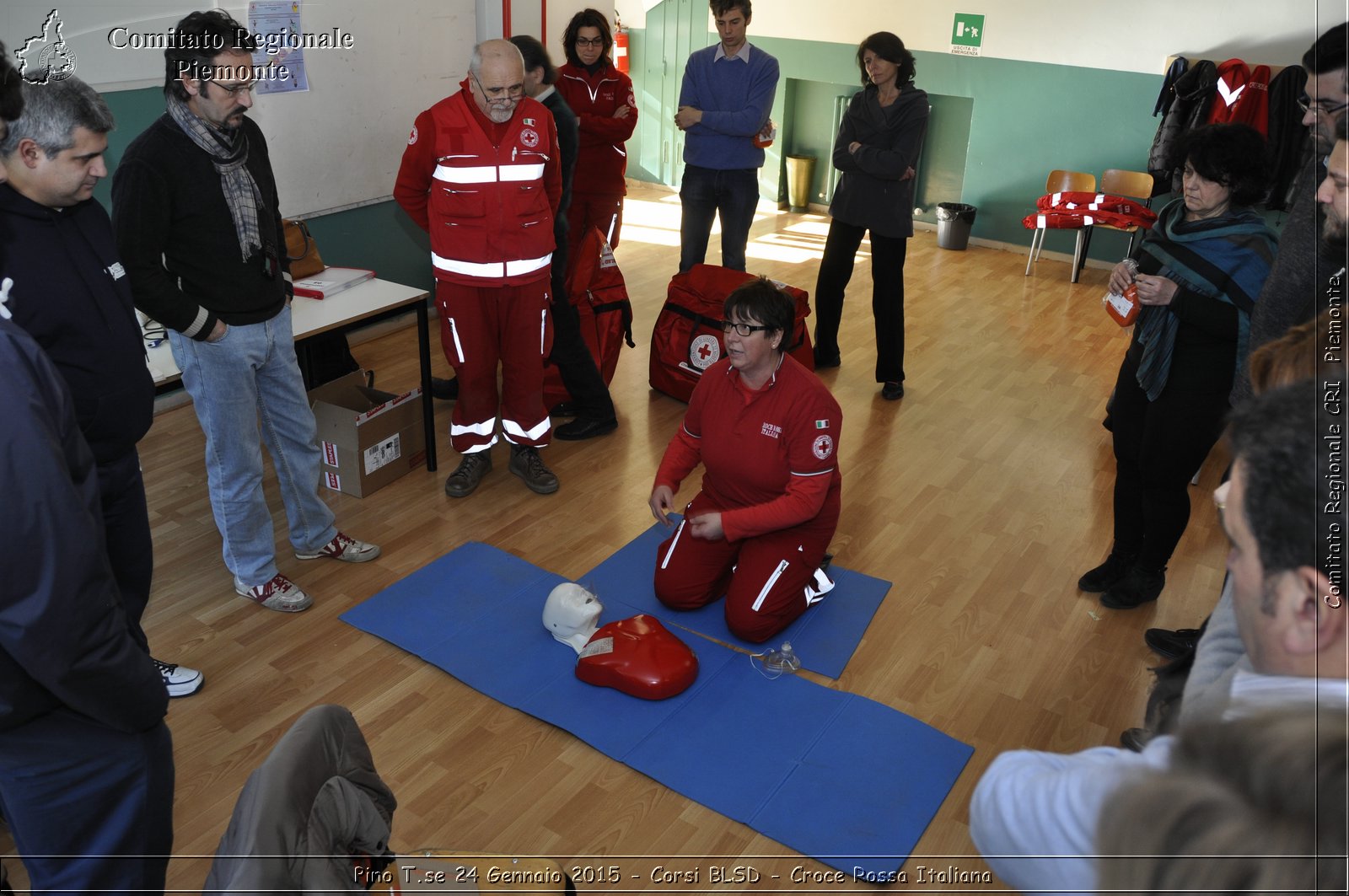 Pino T.se 24 Gennaio 2015 - Corsi BLSD - Croce Rossa Italiana- Comitato Regionale del Piemonte