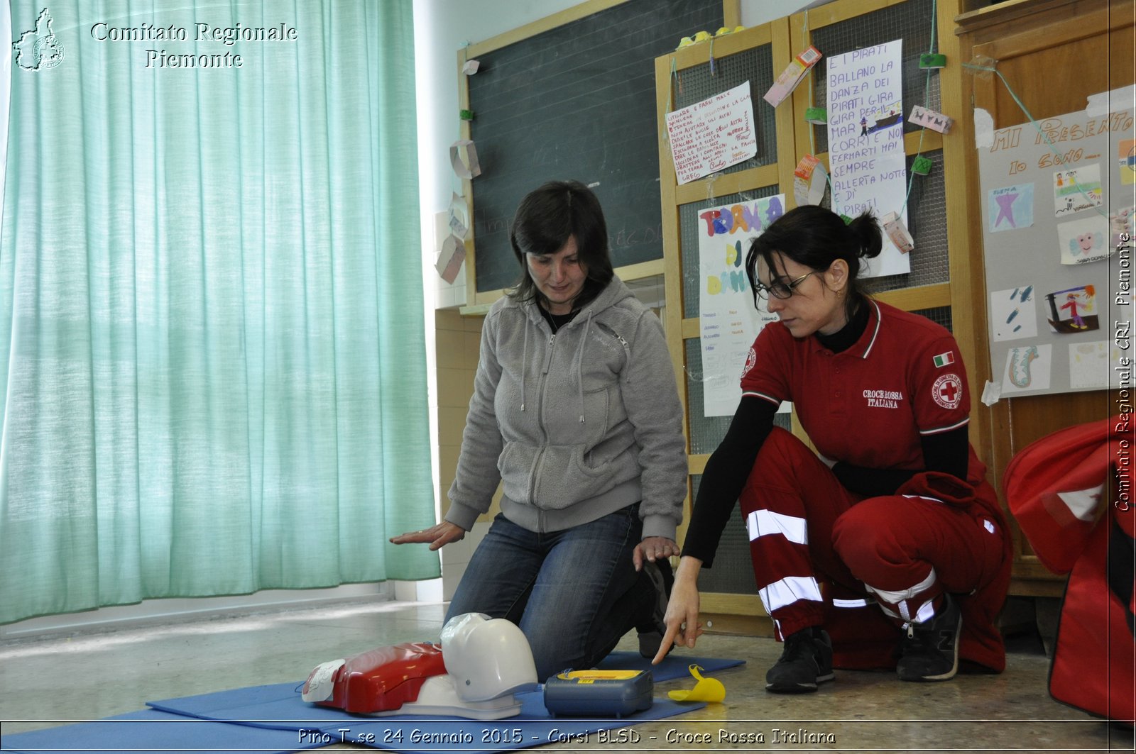 Pino T.se 24 Gennaio 2015 - Corsi BLSD - Croce Rossa Italiana- Comitato Regionale del Piemonte