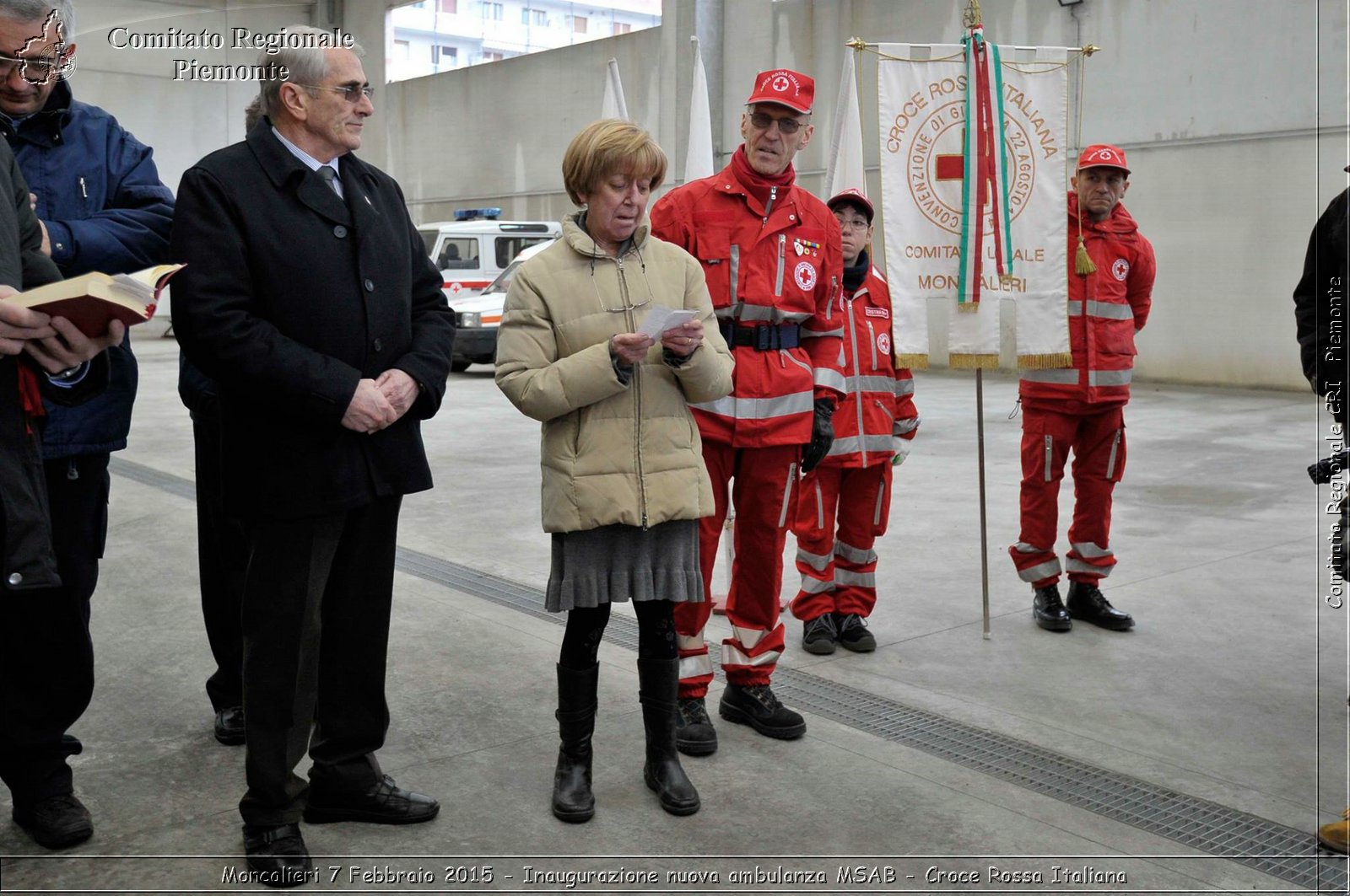 Moncalieri 7 Febbraio 2015 - Inaugurazione nuova ambulanza MSAB - Croce Rossa Italiana- Comitato Regionale del Piemonte