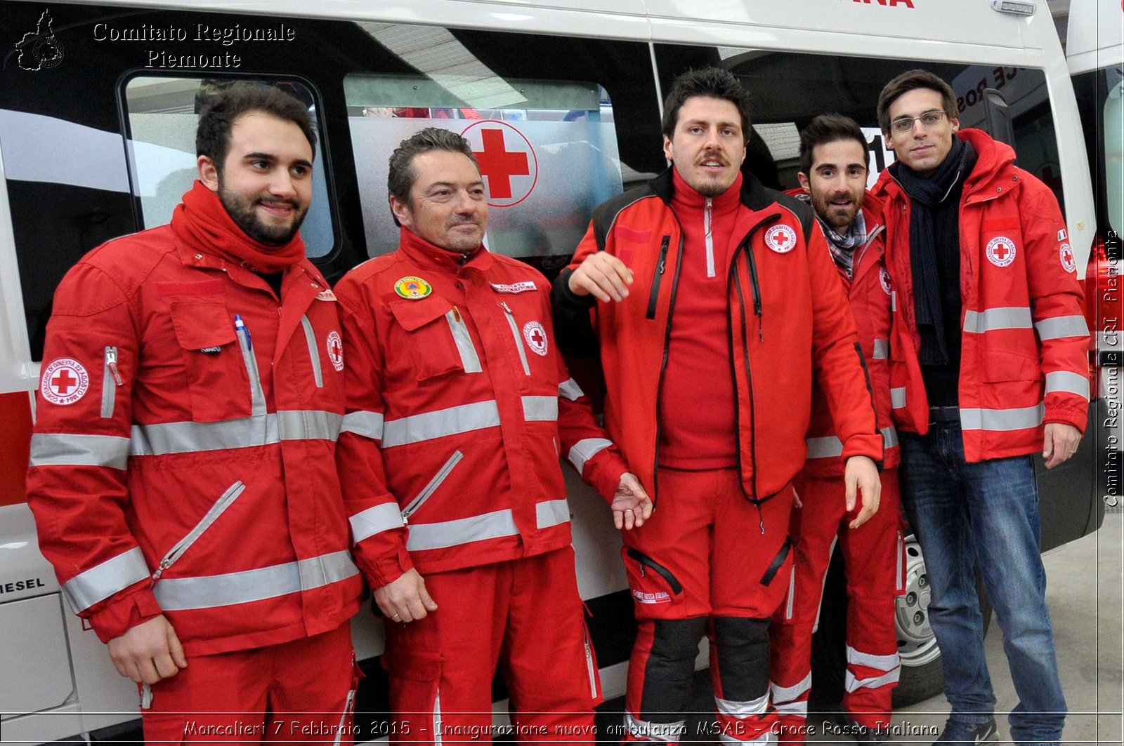 Moncalieri 7 Febbraio 2015 - Inaugurazione nuova ambulanza MSAB - Croce Rossa Italiana- Comitato Regionale del Piemonte