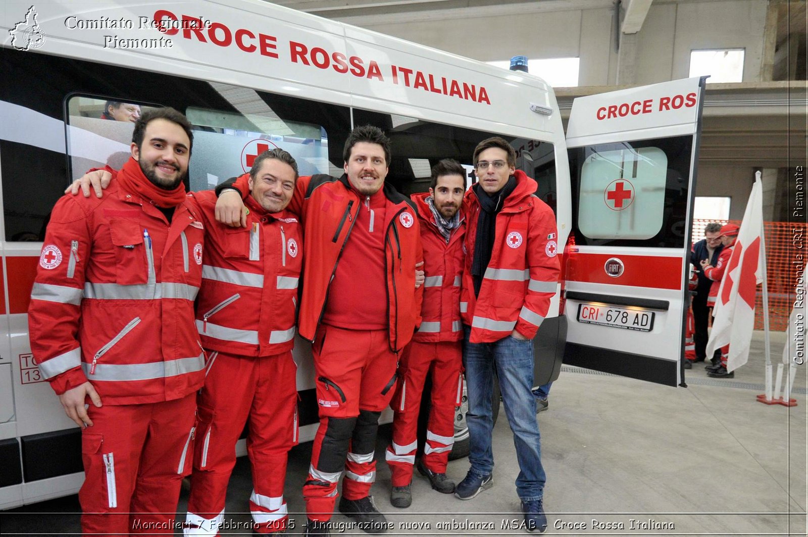 Moncalieri 7 Febbraio 2015 - Inaugurazione nuova ambulanza MSAB - Croce Rossa Italiana- Comitato Regionale del Piemonte