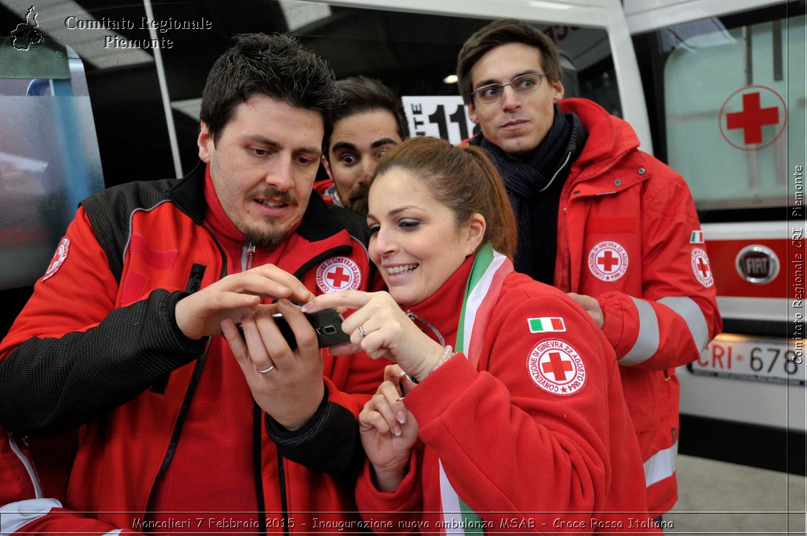 Moncalieri 7 Febbraio 2015 - Inaugurazione nuova ambulanza MSAB - Croce Rossa Italiana- Comitato Regionale del Piemonte