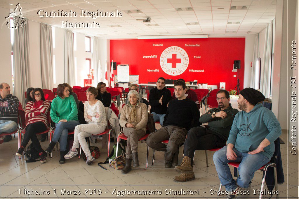 Nichelino 1 Marzo 2015 - Aggiornamento Simulatori - Croce Rossa Italiana- Comitato Regionale del Piemonte