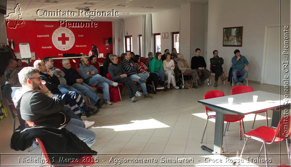 Nichelino 1 Marzo 2015 - Aggiornamento Simulatori - Croce Rossa Italiana- Comitato Regionale del Piemonte