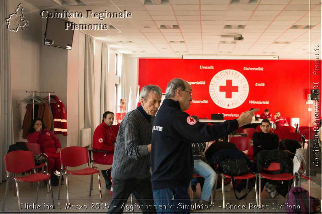 Nichelino 1 Marzo 2015 - Aggiornamento Simulatori - Croce Rossa Italiana- Comitato Regionale del Piemonte