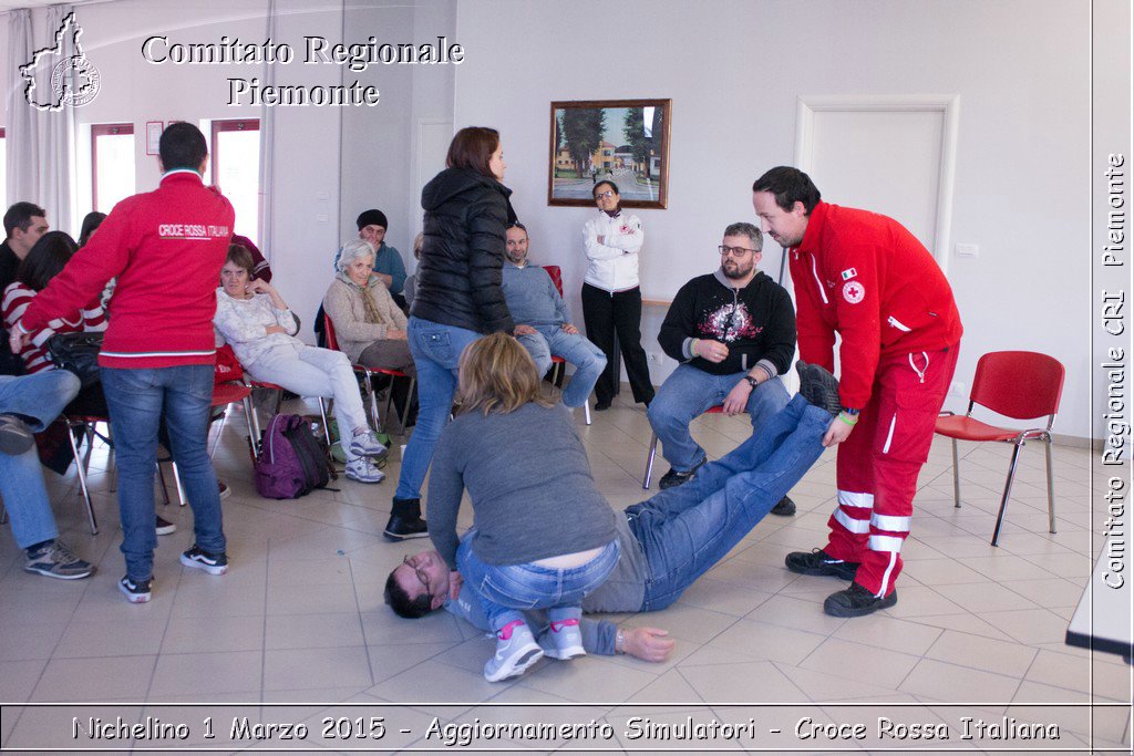 Nichelino 1 Marzo 2015 - Aggiornamento Simulatori - Croce Rossa Italiana- Comitato Regionale del Piemonte