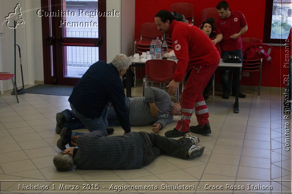 Nichelino 1 Marzo 2015 - Aggiornamento Simulatori - Croce Rossa Italiana- Comitato Regionale del Piemonte