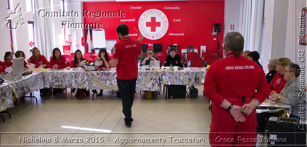 Nichelino 8 Marzo 2015 - Aggiornamento Truccatori - Croce Rossa Italiana- Comitato Regionale del Piemonte