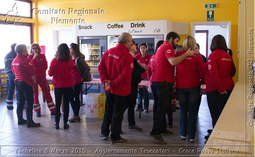 Nichelino 8 Marzo 2015 - Aggiornamento Truccatori - Croce Rossa Italiana- Comitato Regionale del Piemonte