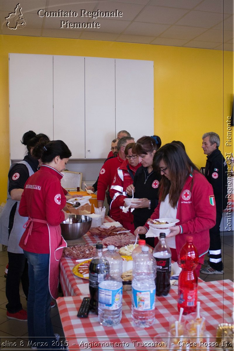 Nichelino 8 Marzo 2015 - Aggiornamento Truccatori - Croce Rossa Italiana- Comitato Regionale del Piemonte