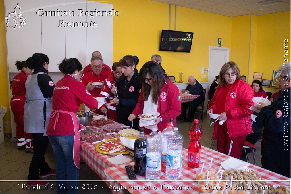 Nichelino 8 Marzo 2015 - Aggiornamento Truccatori - Croce Rossa Italiana- Comitato Regionale del Piemonte