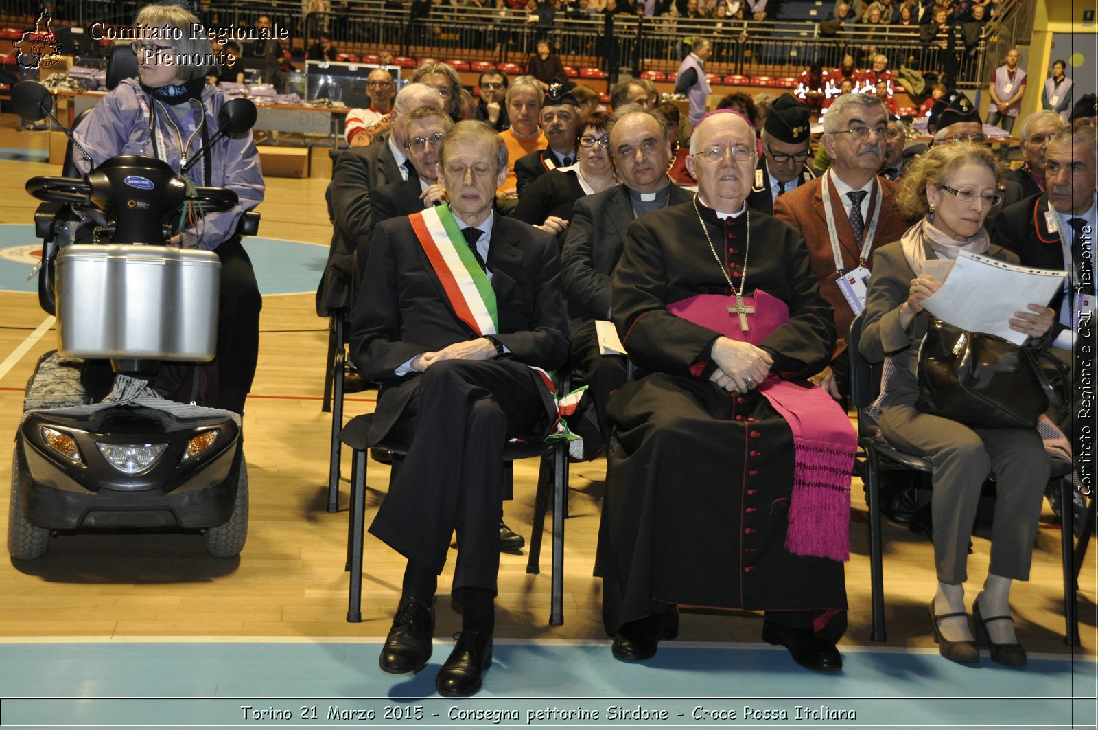 Torino 21 Marzo 2015 - Consegna pettorine Sindone - Croce Rossa Italiana- Comitato Regionale del Piemonte