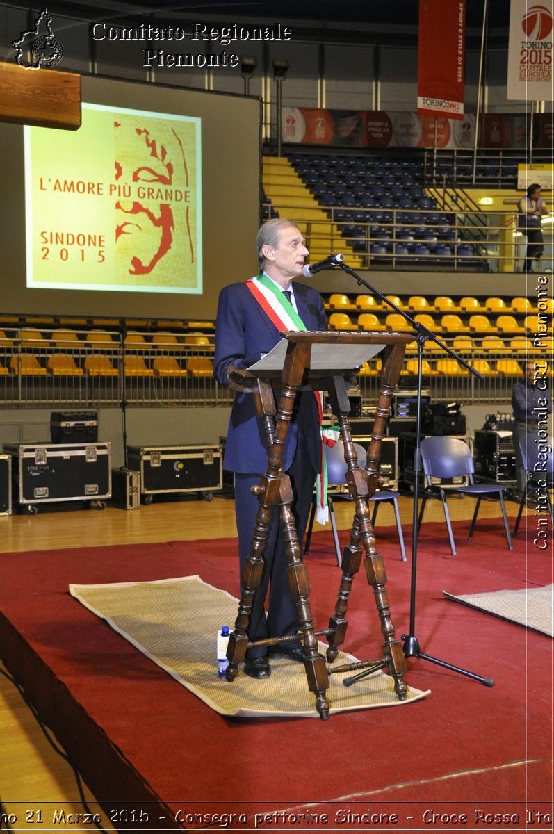 Torino 21 Marzo 2015 - Consegna pettorine Sindone - Croce Rossa Italiana- Comitato Regionale del Piemonte