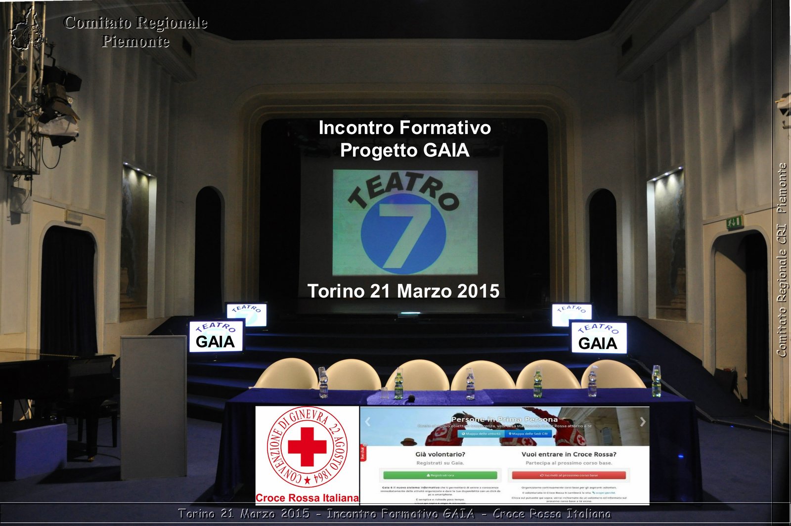 Torino 21 Marzo 2015 - Incontro Formativo GAIA - Croce Rossa Italiana- Comitato Regionale del Piemonte