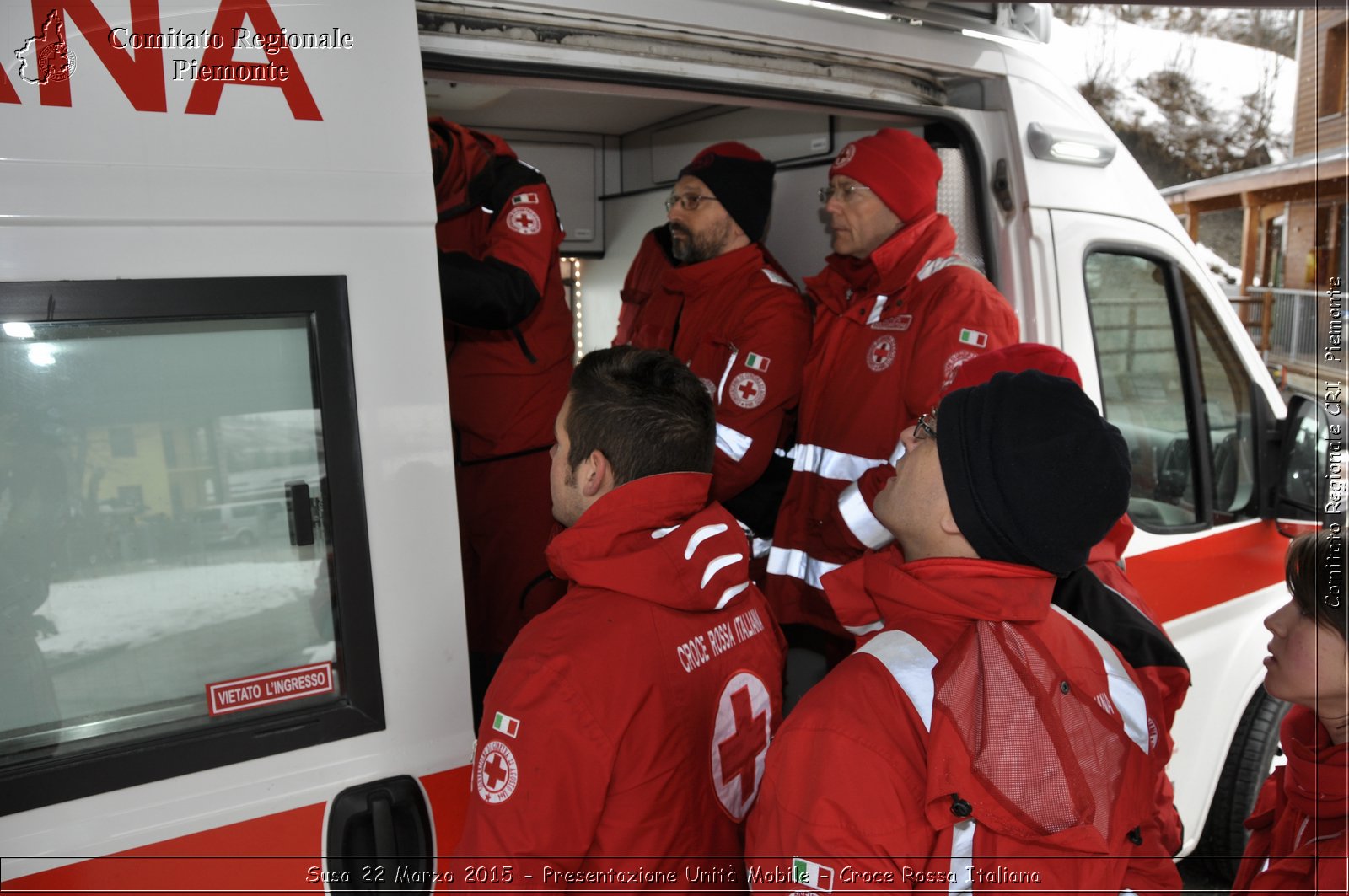 Susa 22 Marzo 2015 - Presentazione Unit Mobile - Croce Rossa Italiana- Comitato Regionale del Piemonte