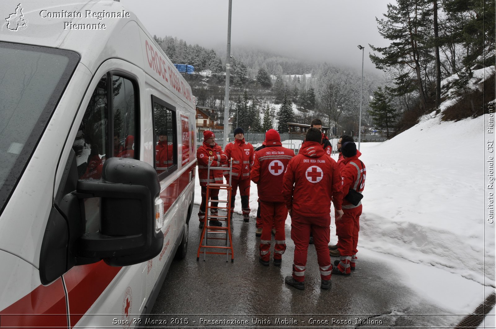Susa 22 Marzo 2015 - Presentazione Unit Mobile - Croce Rossa Italiana- Comitato Regionale del Piemonte