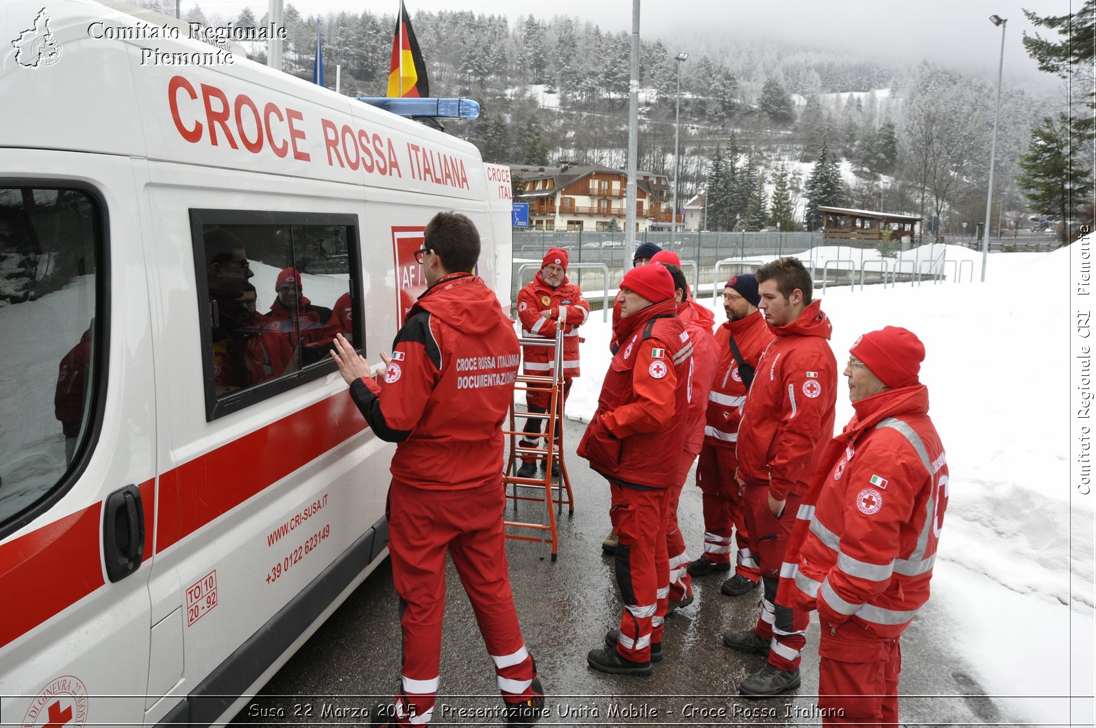 Susa 22 Marzo 2015 - Presentazione Unit Mobile - Croce Rossa Italiana- Comitato Regionale del Piemonte