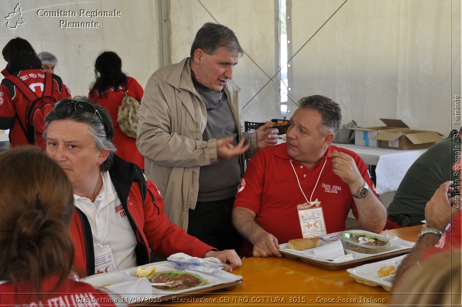 CIE Settimo 11/04/2015 - Esercitazione CENTRO COTTURA 2015 - Croce Rossa Italiana- Comitato Regionale del Piemonte
