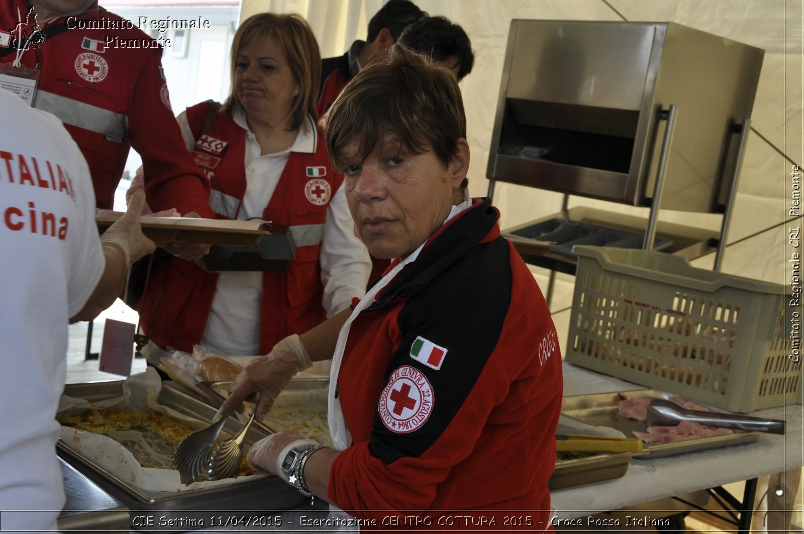 CIE Settimo 11/04/2015 - Esercitazione CENTRO COTTURA 2015 - Croce Rossa Italiana- Comitato Regionale del Piemonte