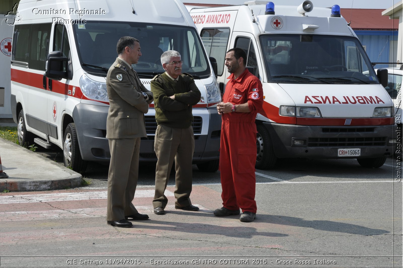 CIE Settimo 11/04/2015 - Esercitazione CENTRO COTTURA 2015 - Croce Rossa Italiana- Comitato Regionale del Piemonte