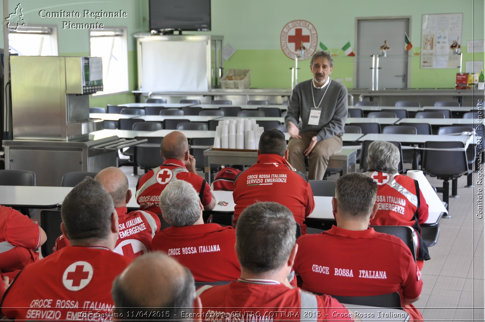 CIE Settimo 11/04/2015 - Esercitazione CENTRO COTTURA 2015 - Croce Rossa Italiana- Comitato Regionale del Piemonte