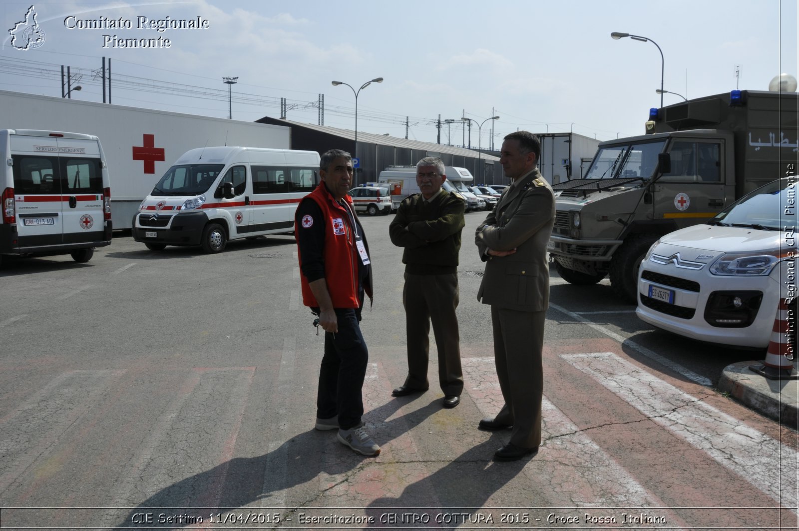 CIE Settimo 11/04/2015 - Esercitazione CENTRO COTTURA 2015 - Croce Rossa Italiana- Comitato Regionale del Piemonte