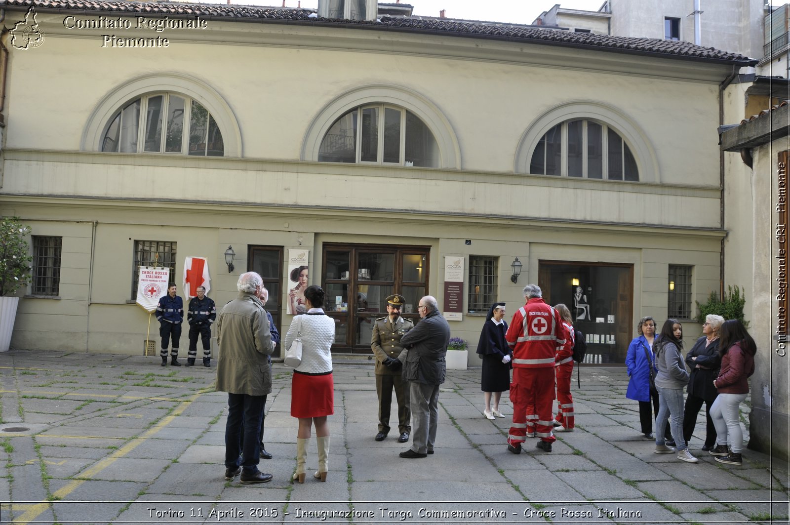 Torino 11 Aprile 2015 - Inaugurazione Targa Commemorativa - Croce Rossa Italiana- Comitato Regionale del Piemonte