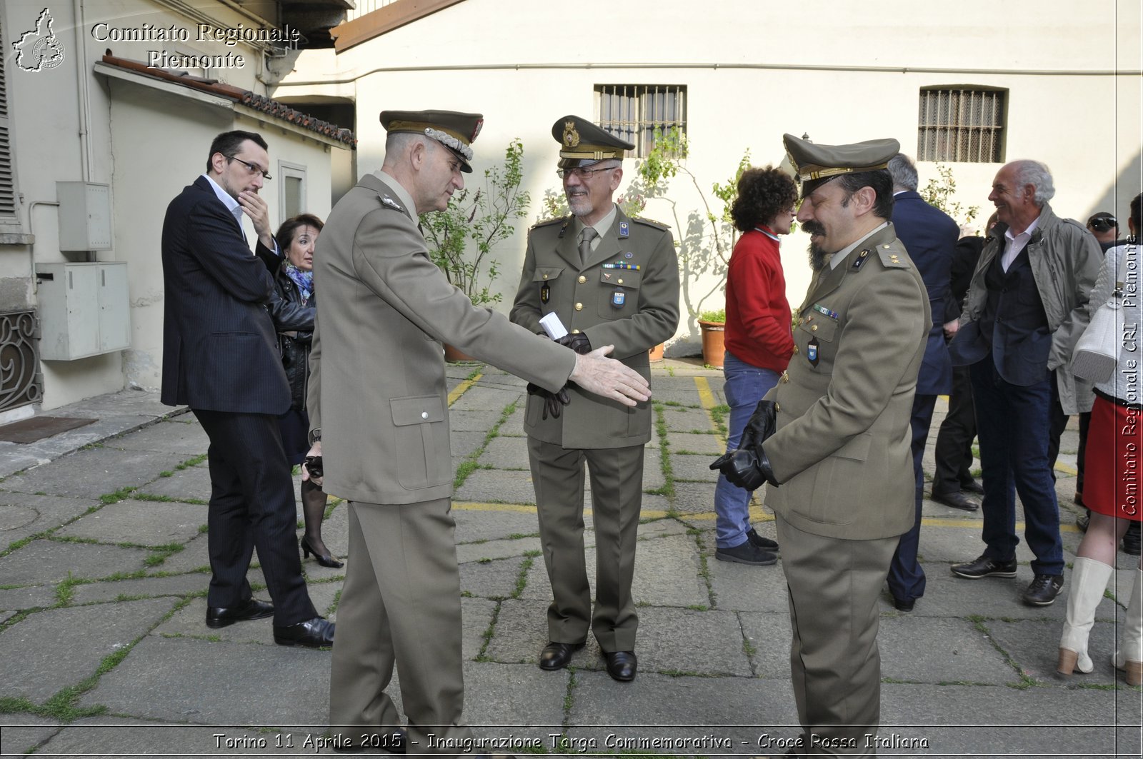 Torino 11 Aprile 2015 - Inaugurazione Targa Commemorativa - Croce Rossa Italiana- Comitato Regionale del Piemonte