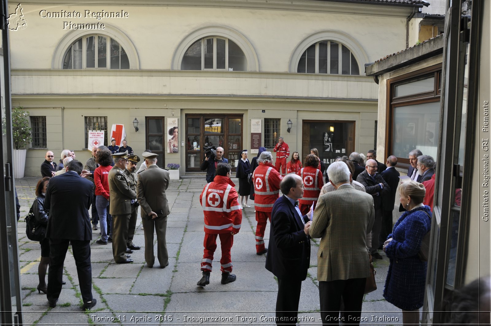 Torino 11 Aprile 2015 - Inaugurazione Targa Commemorativa - Croce Rossa Italiana- Comitato Regionale del Piemonte