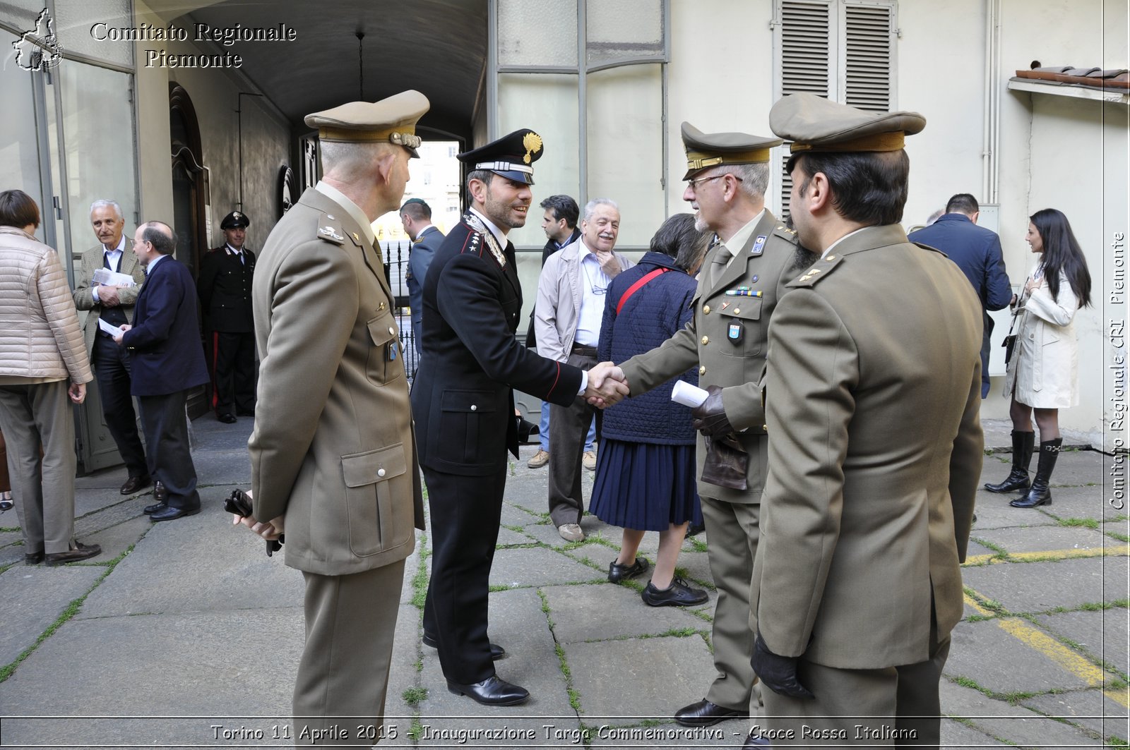 Torino 11 Aprile 2015 - Inaugurazione Targa Commemorativa - Croce Rossa Italiana- Comitato Regionale del Piemonte