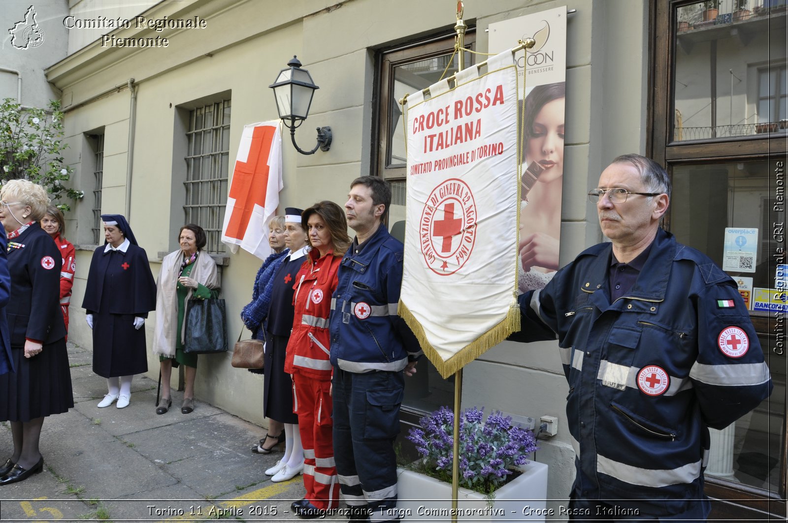 Torino 11 Aprile 2015 - Inaugurazione Targa Commemorativa - Croce Rossa Italiana- Comitato Regionale del Piemonte