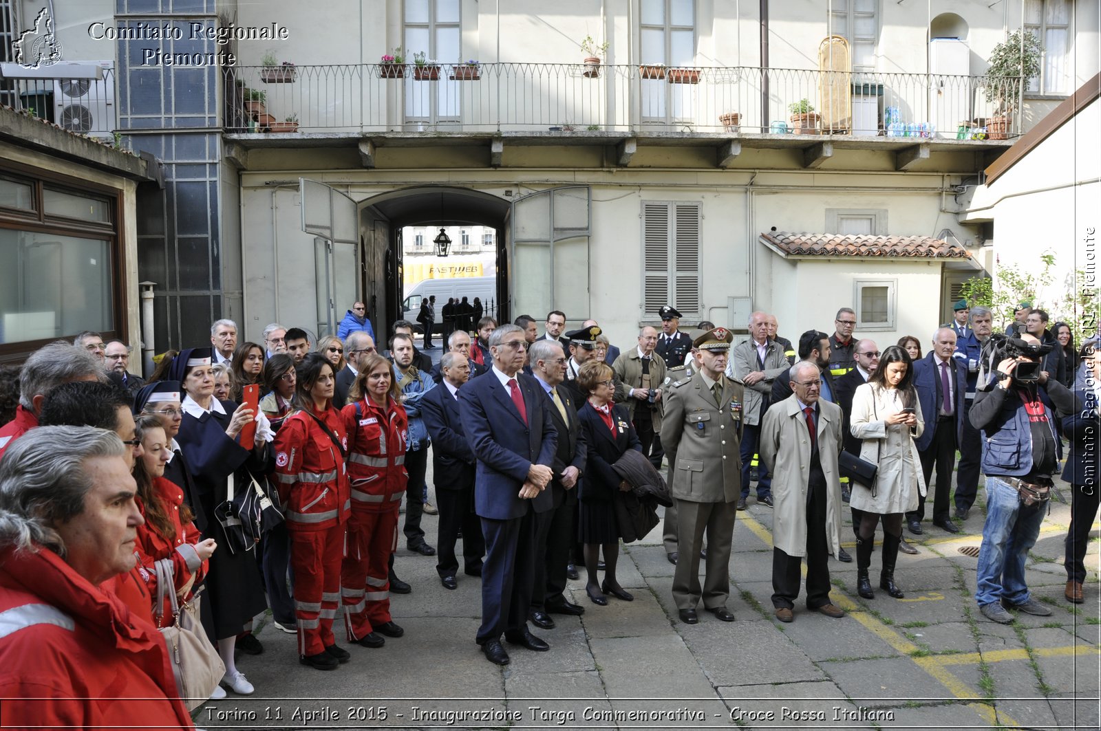 Torino 11 Aprile 2015 - Inaugurazione Targa Commemorativa - Croce Rossa Italiana- Comitato Regionale del Piemonte