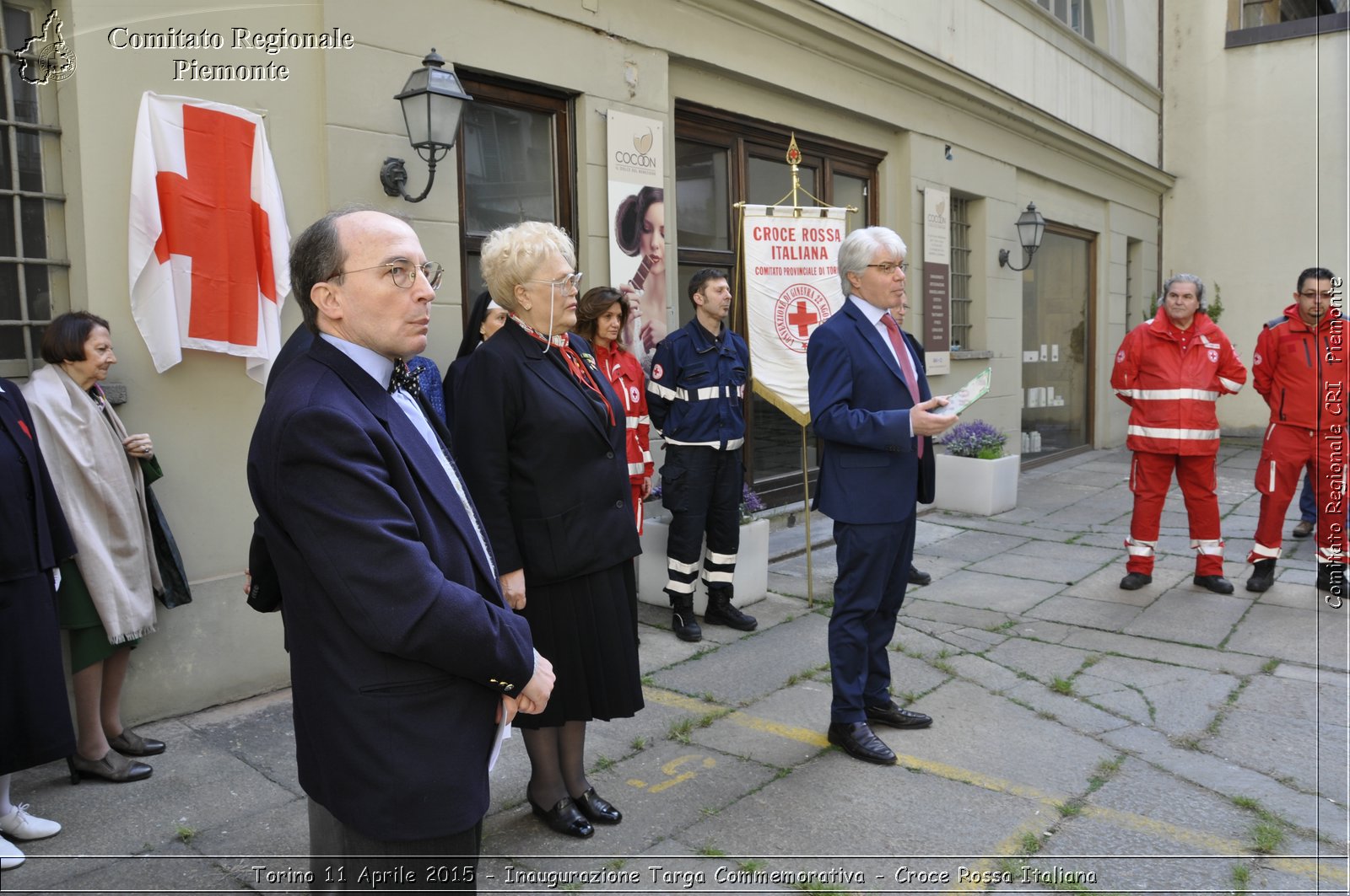 Torino 11 Aprile 2015 - Inaugurazione Targa Commemorativa - Croce Rossa Italiana- Comitato Regionale del Piemonte