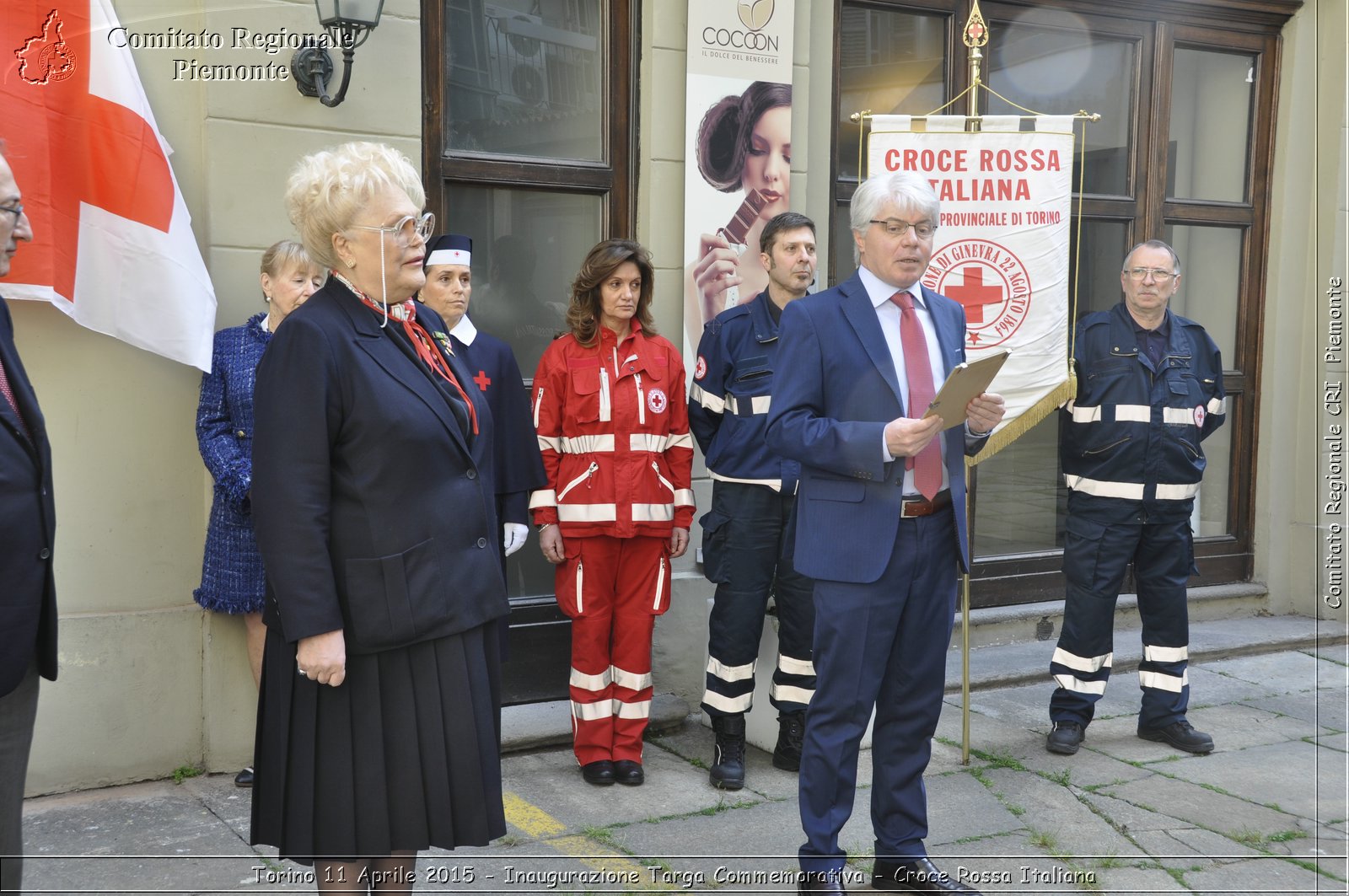 Torino 11 Aprile 2015 - Inaugurazione Targa Commemorativa - Croce Rossa Italiana- Comitato Regionale del Piemonte